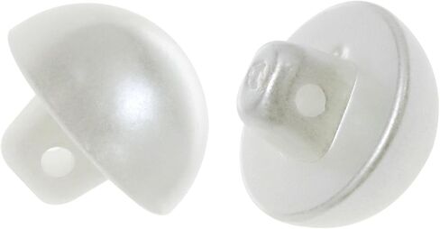 Plastic ABS Mushroom Half Dome Button Buttons 15mm Pearl White Suitable for Sewing Garments Sweaters Windbreakers and Other Decorative Buttons -30pcs in Saudi Arabia