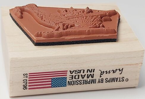Stamps by Impression Roadrunner Scene Rubber Stamp - ST 0796 in Saudi Arabia