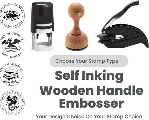 Reader Embosser Personalized Custom Gift Book Library Stamp Self Ex Libris in Saudi Arabia