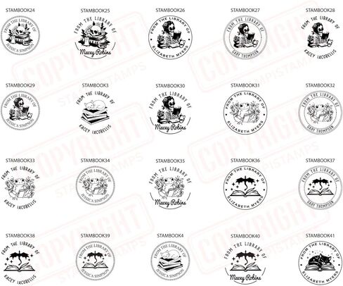 Reader Embosser Personalized Custom Gift Book Library Stamp Self Ex Libris in Saudi Arabia