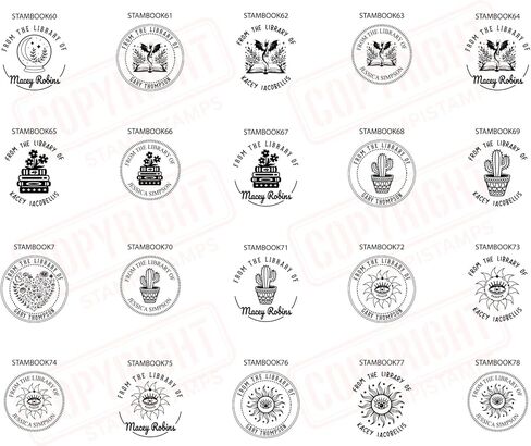 Reader Embosser Personalized Custom Gift Book Library Stamp Self Ex Libris in Saudi Arabia