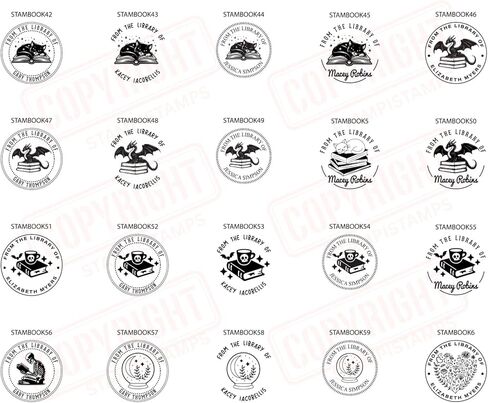Reader Embosser Personalized Custom Gift Book Library Stamp Self Ex Libris in Saudi Arabia