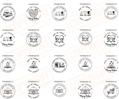 Reader Embosser Personalized Custom Gift Book Library Stamp Self Ex Libris in Saudi Arabia