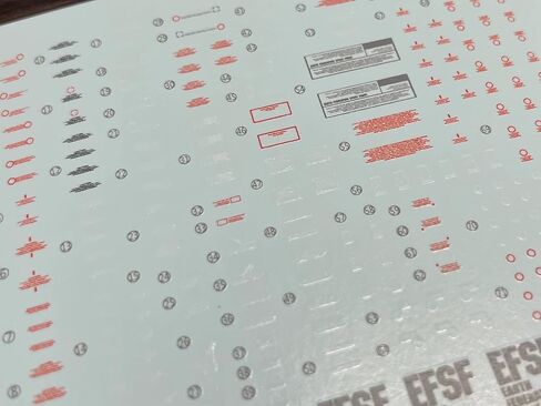 ANSAI Decals Water Sticker Fits MG 1/100 RX 78 2.0 VER 3.0 DIY Modeling Decals in Kuwait