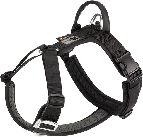 Adjustable Dog Harness with Handle, Padded Comfort,Small, Medium and Large Dogs (Black, M) in Kuwait