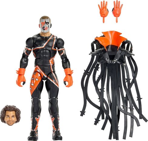 Mattel WWE Elite Collection Action Figure & Accessories, Premium Live Event Stardust Set, Wrestlemania with Sam Roberts Build-A-Figure Parts in Saudi Arabia