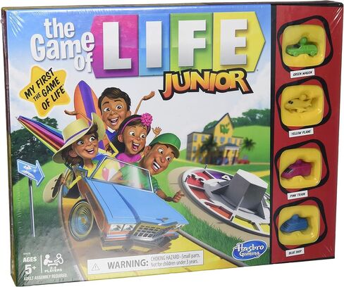 Hasbro Gaming The Game of Life Junior Board Game for Kids Ages 5 and Up,Game for 2-4 Players in Saudi Arabia
