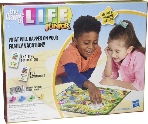 Hasbro Gaming The Game of Life Junior Board Game for Kids Ages 5 and Up,Game for 2-4 Players in Saudi Arabia