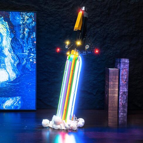 إضاءة LED متوافقة مع Lego Over The Moon 10391، مجموعة إضاءة متوافقة مع Lego 10391، تعطي إضاءة للنموذج، غير متضمنة مجموعة النموذج in Saudi Arabia