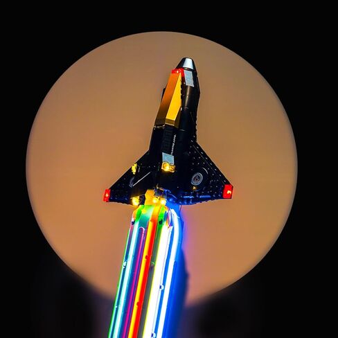 إضاءة LED متوافقة مع Lego Over The Moon 10391، مجموعة إضاءة متوافقة مع Lego 10391، تعطي إضاءة للنموذج، غير متضمنة مجموعة النموذج in Saudi Arabia