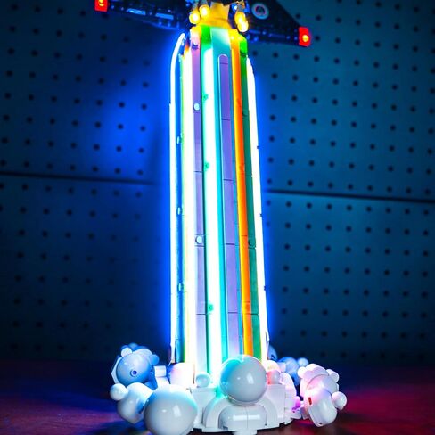 إضاءة LED متوافقة مع Lego Over The Moon 10391، مجموعة إضاءة متوافقة مع Lego 10391، تعطي إضاءة للنموذج، غير متضمنة مجموعة النموذج in Saudi Arabia