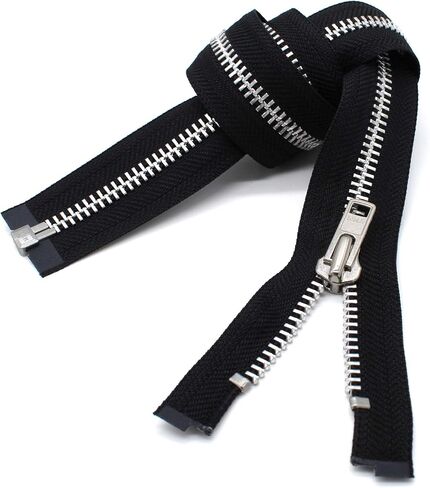 YKK® 19" Jacket Zipper (Special Custom) YKK #8 Extra Heavy Duty Aluminum Separating ~ Color Black (1 Zipper/Pack) in Saudi Arabia