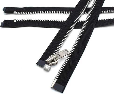 YKK® 19" Jacket Zipper (Special Custom) YKK #8 Extra Heavy Duty Aluminum Separating ~ Color Black (1 Zipper/Pack) in Saudi Arabia