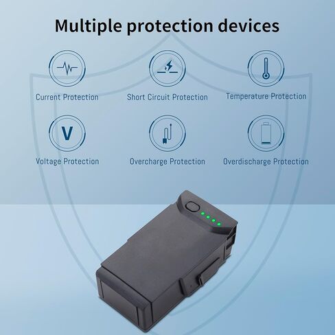 for Mavic Air Intelligent Flight Replacement Battery Compatible with DJI Mavic Air Drone, Upgraded Rechargeable Battery with 2375mAh 11.55V, Providing Up to 21 Minutes of Maximum Flight Time in Saudi Arabia