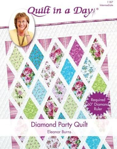 Quilt in a Day Diamond Party Quilt Pattern by Eleanor Burns in Saudi Arabia