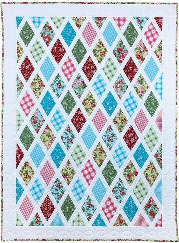 Quilt in a Day Diamond Party Quilt Pattern by Eleanor Burns in Saudi Arabia