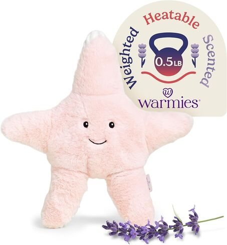 warmies Junior Microwavable & Weighted Stuffed Animals, Starfish - Heated Stuffed Animal Plushie for Warmth & Comfort - Cute Soft Plush Toys for Adults & Children (Boys, Girls, Babies & Toddlers) in Saudi Arabia