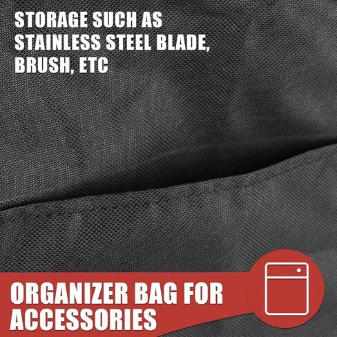 غطاء غبار لمطحنة اللحوم، غطاء لتقطيع الطعام لمنتجات LEM، مطحنة اللحوم BigBite #8، كثافة عالية مقاومة للماء والغبار - 21 بوصة طول × 9.8 بوصة عرض × 16.3 بوصة ارتفاع. (أسود، غطاء فقط) in Kuwait