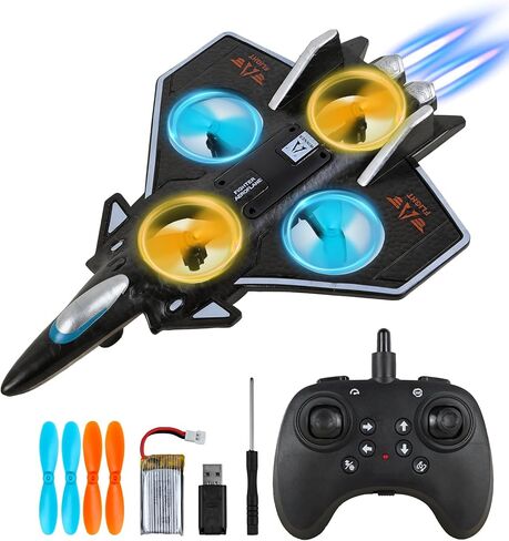 NXD Foam Remote Control Airplanes RC Planes for Kids Adults Beginners, Outdoor Stunt RC Airplane Toy with 360° Flips & Lights, Easy to Fly Gift for Boys Girls in Saudi Arabia