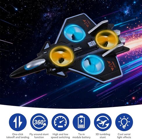 NXD Foam Remote Control Airplanes RC Planes for Kids Adults Beginners, Outdoor Stunt RC Airplane Toy with 360° Flips & Lights, Easy to Fly Gift for Boys Girls in Saudi Arabia