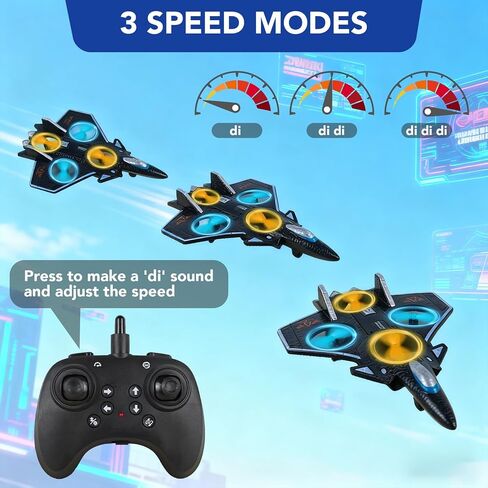 NXD Foam Remote Control Airplanes RC Planes for Kids Adults Beginners, Outdoor Stunt RC Airplane Toy with 360° Flips & Lights, Easy to Fly Gift for Boys Girls in Saudi Arabia
