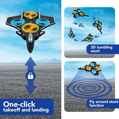 NXD Foam Remote Control Airplanes RC Planes for Kids Adults Beginners, Outdoor Stunt RC Airplane Toy with 360° Flips & Lights, Easy to Fly Gift for Boys Girls in Saudi Arabia