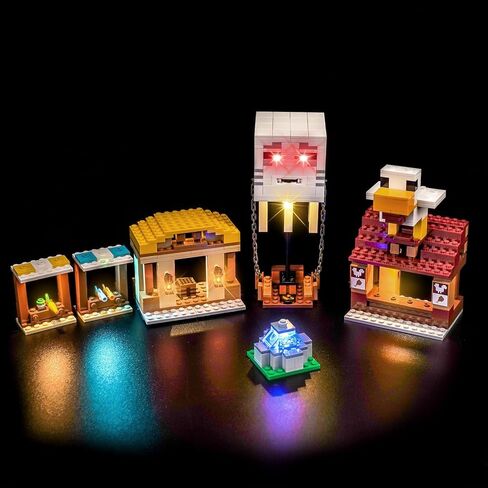 BrickBling Light Kit Compatible with Lego The Ghast Balloon Village Attack, Creative Lighting Compatible with Lego 21273 - Lights Only, Not Come with Model in Saudi Arabia