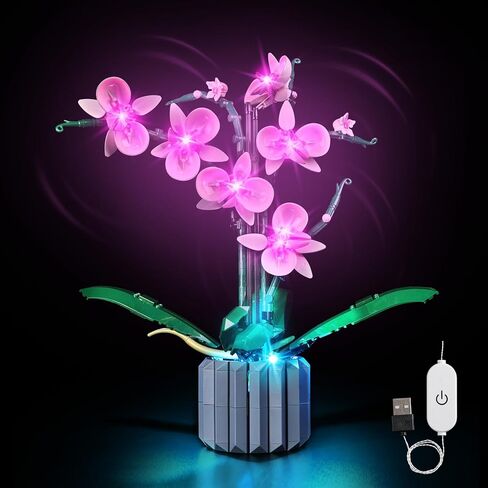 Kyglaring LED Light Kit Compatible with Lego Orchid 10311 Plant Flower Building Set - Upgraded Touch Control & Dimming (Lights Only, Model Not Included) in Saudi Arabia