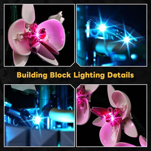 Kyglaring LED Light Kit Compatible with Lego Orchid 10311 Plant Flower Building Set - Upgraded Touch Control & Dimming (Lights Only, Model Not Included) in Saudi Arabia