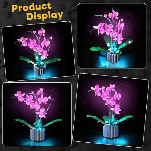 Kyglaring LED Light Kit Compatible with Lego Orchid 10311 Plant Flower Building Set - Upgraded Touch Control & Dimming (Lights Only, Model Not Included) in Saudi Arabia