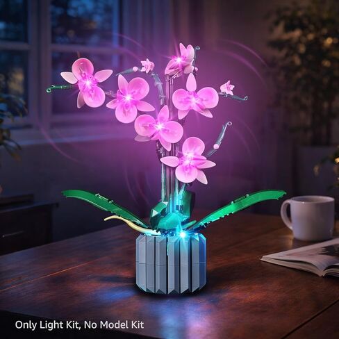 Kyglaring LED Light Kit Compatible with Lego Orchid 10311 Plant Flower Building Set - Upgraded Touch Control & Dimming (Lights Only, Model Not Included) in Saudi Arabia