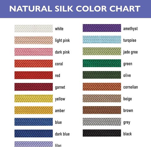 Griffin natural silk thread for stringing pearls and beads Size #2 Dark Pink in Saudi Arabia