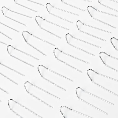 200 PCS Stainless Steel Sewing Pin Sewing U Pins U-Shaped Fork Multipurpose U Pin Needle Quilting Metal U-Pins 0.9 Inch Double Blocking U-Pin for Quilting Crafts DIY Jewelry Making in Saudi Arabia