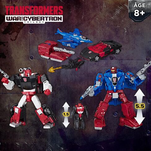 Transformers War for Cybertron WFC-S26 Autobot Alphastrike Counterforce 3-Pack of Converting Action Figures, Robot Toys for Ages 8+ in Saudi Arabia