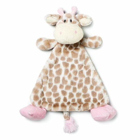 DEMDACO Colby Giraffe Sky Blue Children's Plush Rattle Blankie in Kuwait