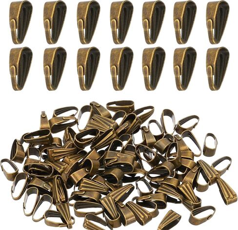 patikil 8.5x3.5mm المفاجئة الكفالة هوك قرصة، 200 قطع سبيكة قلادة سحر المشبك موصلات الكفالة لصنع المجوهرات قلادة سوار تتدلى الحرف اليدوية، لهجة الذهب in Saudi Arabia