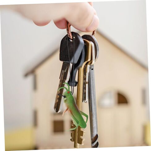 12 قطعة من مجسمات الجنادب الواقعية من تويفيان لنماذج الحشرات التعليمية للحفلات ذات طابع الحشرات، أغطية الكعكة، حشرة مطاطية ناعمة للأولاد in Kuwait