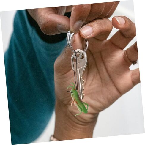 12 قطعة من مجسمات الجنادب الواقعية من تويفيان لنماذج الحشرات التعليمية للحفلات ذات طابع الحشرات، أغطية الكعكة، حشرة مطاطية ناعمة للأولاد in Kuwait