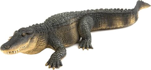 Safari Ltd. Alligator Figurine - Detailed 10.5" Plastic Gator Figure - Fun Educational Play Toy for Boys, Girls and Kids Ages 1+ in Saudi Arabia