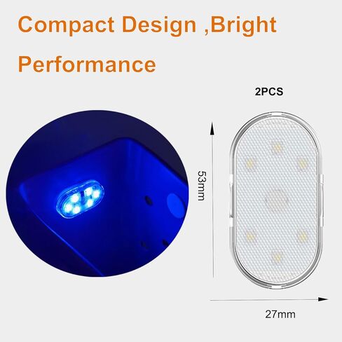 Rechargeable LED Light for Bogg Bags,7-Color Changing, USB-C Charging, 2-Pack in Saudi Arabia