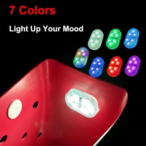 Rechargeable LED Light for Bogg Bags,7-Color Changing, USB-C Charging, 2-Pack in Saudi Arabia