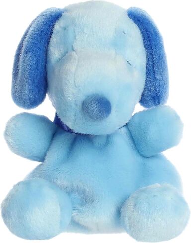 Aurora® Adorable Peanuts® Snoopy Color Collection Palm Pals™ الحيوانات المحشوة - ألعاب مرخصة رسميًا لجميع محبي سنوبي - هدية حنين للبالغين واحتفالات أعياد الميلاد - أزرق 5 بوصات in Kuwait