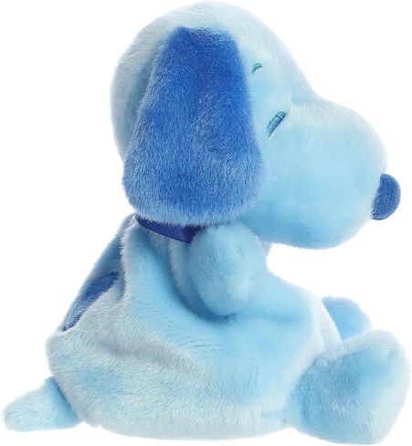 Aurora® Adorable Peanuts® Snoopy Color Collection Palm Pals™ الحيوانات المحشوة - ألعاب مرخصة رسميًا لجميع محبي سنوبي - هدية حنين للبالغين واحتفالات أعياد الميلاد - أزرق 5 بوصات in Kuwait