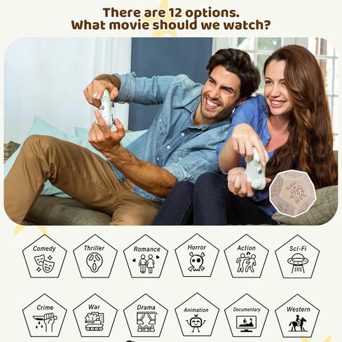 5pcs 1.18inch Decision Dice Set, Relationship Building Activities for Couples, Date Night Planning Solutions, Spontaneous Romantic Getaways, Beech Wood Dice Collection in Kuwait