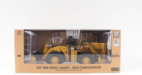 Diecast Masters 1:50 Scale Caterpillar 994K Wheel Loader - Rock Bucket Version in Yellow | Core Classics Series Cat Trucks & Construction Equipment Model 85505C in Saudi Arabia