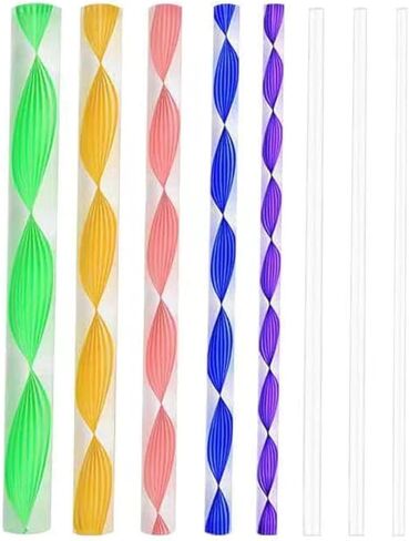 8Pcs Dotting Tools for Painting, Acrylic Dowel Rods Colorful Cylinder Rods Clear Round Sticks Assorted, Size Rods Mandala Dotting Tools for Painting Pottery, Dot Painting in Saudi Arabia