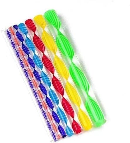 8Pcs Dotting Tools for Painting, Acrylic Dowel Rods Colorful Cylinder Rods Clear Round Sticks Assorted, Size Rods Mandala Dotting Tools for Painting Pottery, Dot Painting in Saudi Arabia