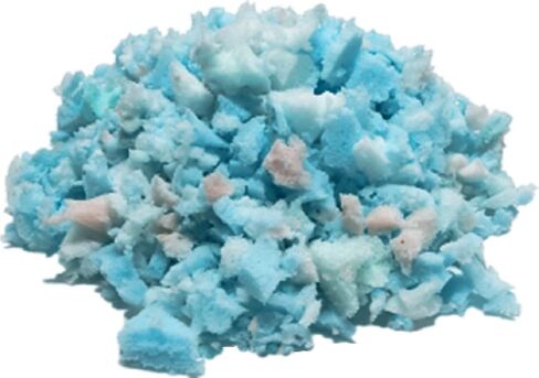 Shredded Memory Foam - Craft Foam - Replacement Fill for Pillows, Bean Bags, Sofa Chair Cushion, Dog Beds, Stuffed Animals, Upholstery Furniture Couch (40 lbs), Mix in Saudi Arabia