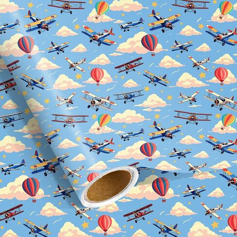 Pineraap Bunny Baby Shower Wrapping Paper Roll for Girl Boy, Hello Little One Design Gift Wrap Paper, Cute Rabbit Gift Packing Paper Art Paper for Baby Shower Newborn Birthday Party, 17Inch x 16.5Feet in Saudi Arabia