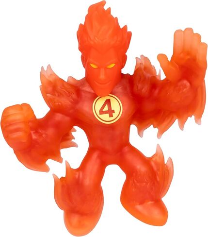 Heroes of Goo Jit Zu Marvel Studios The Fantastic 4 First Steps, The Thing, Stretchy, Goo Filled 4.5" / 11.4 CM Action Figure, with Unique Crunchy Goo Filling, 3 to Collect in Saudi Arabia